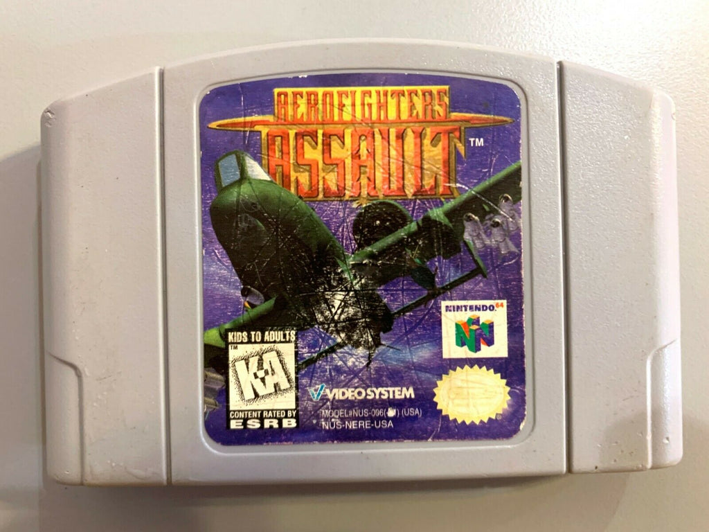 Aero Fighters Assault Nintendo 64 N64 Game