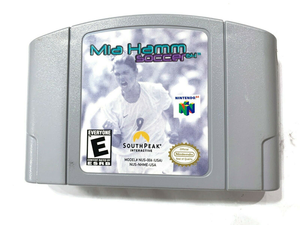 Mia Hamm Soccer - Nintendo N64 Game Authentic Tested & Working!