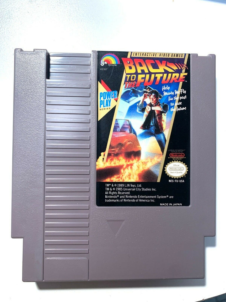 Back to the Future ORIGINAL NINTENDO NES GAME Very Good! Tested + Working