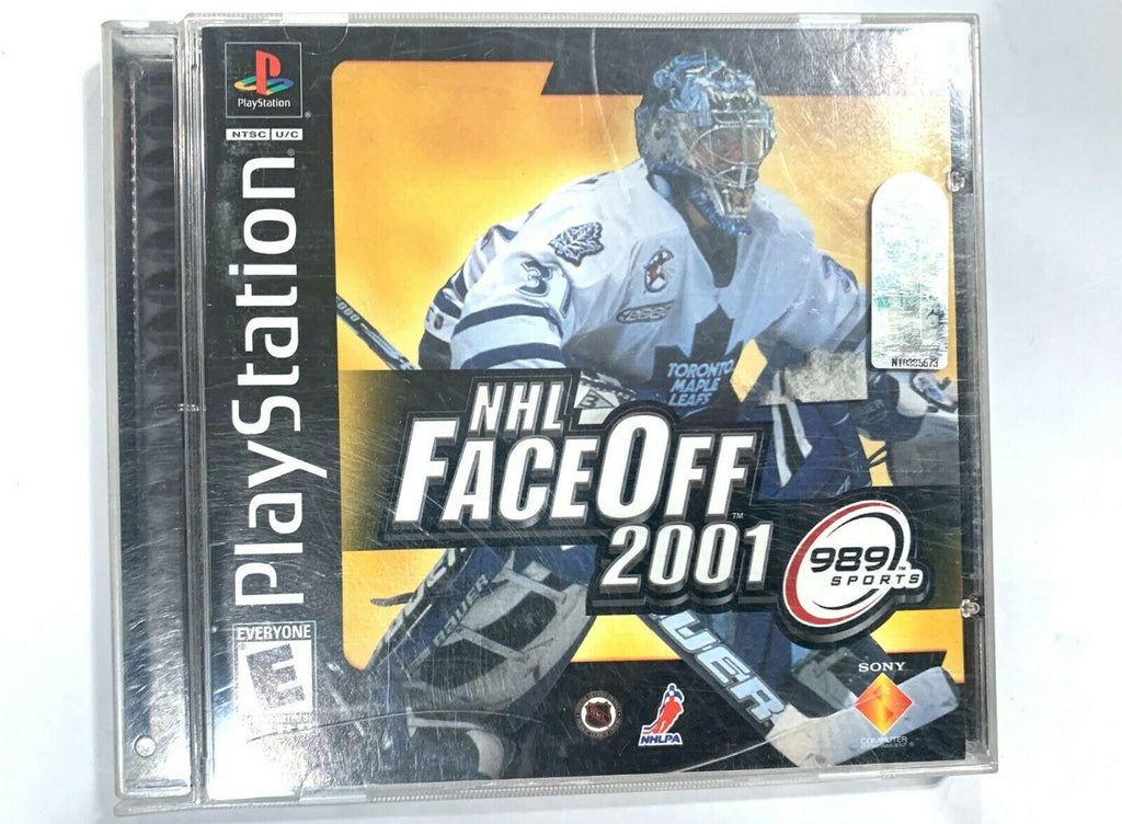 NHL FaceOff 2001 (Sony PlayStation 1, Black Label) CIB PS1
