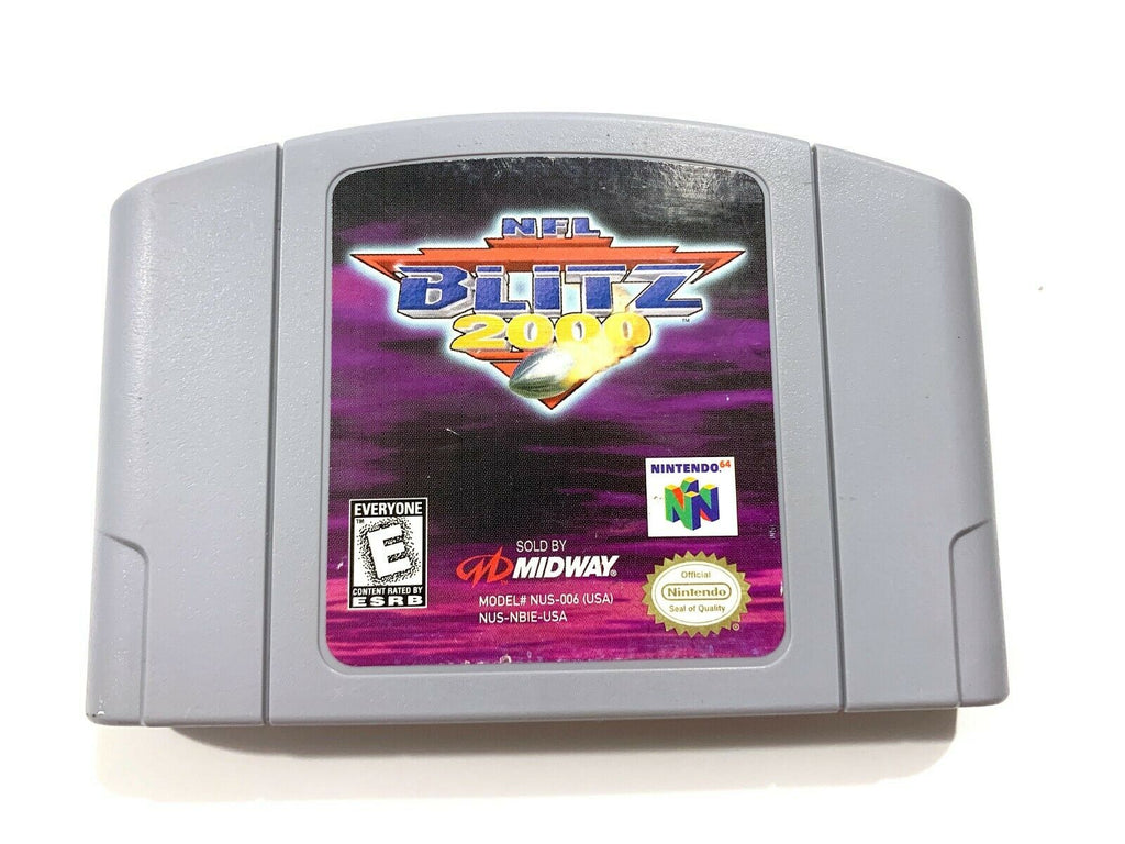NFL Blitz 2000 Nintendo 64 N64 Original Game  - Tested + Working & Authentic!