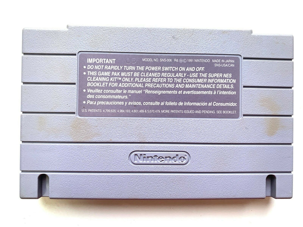 Joe & Mac - Super Nintendo SNES Game w/ Manual - Tested - Working & Authentic