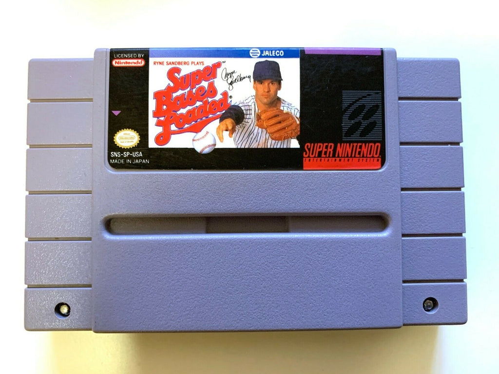 Super Bases Loaded Super Nintendo SNES Game Tested + Working & Authentic!