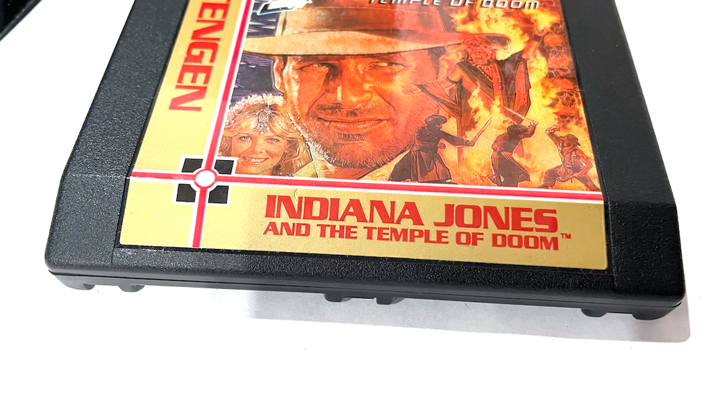 Indiana Jones and the Temple of Doom ORIGINAL NINTENDO NES GAME Tested + Working