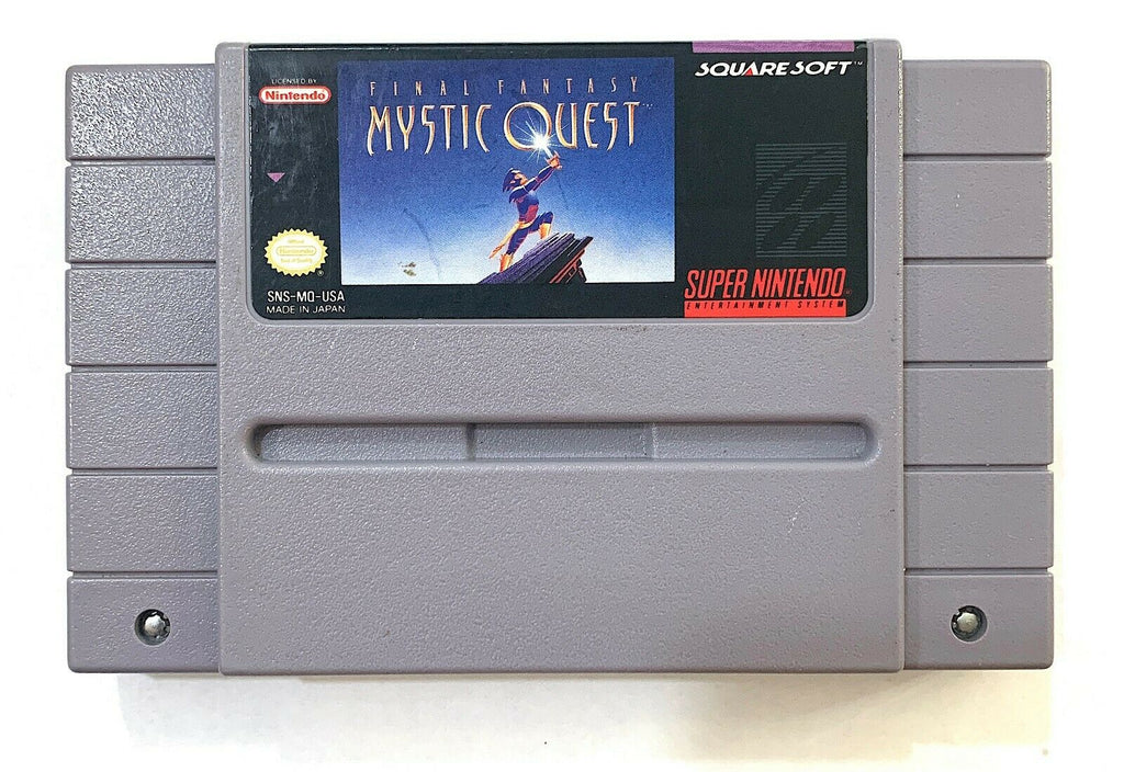 Final Fantasy Mystic Quest SNES Super Nintendo Game - Tested - Working Authentic