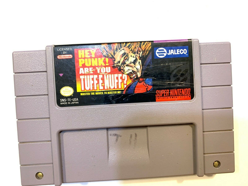 Tuff E Nuff - SNES Super Nintendo Game - Tested - Working - Authentic!