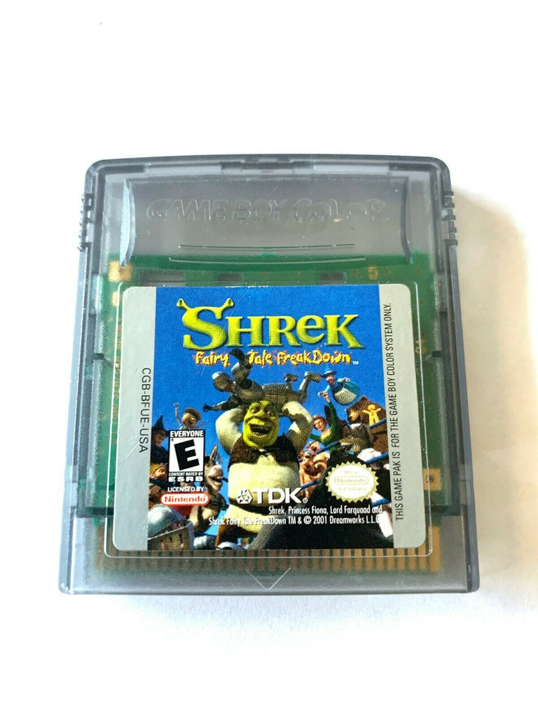 Shrek Fairy Tale FreakDown Nintendo Game Boy Color Game Tested Working AUTHENTIC