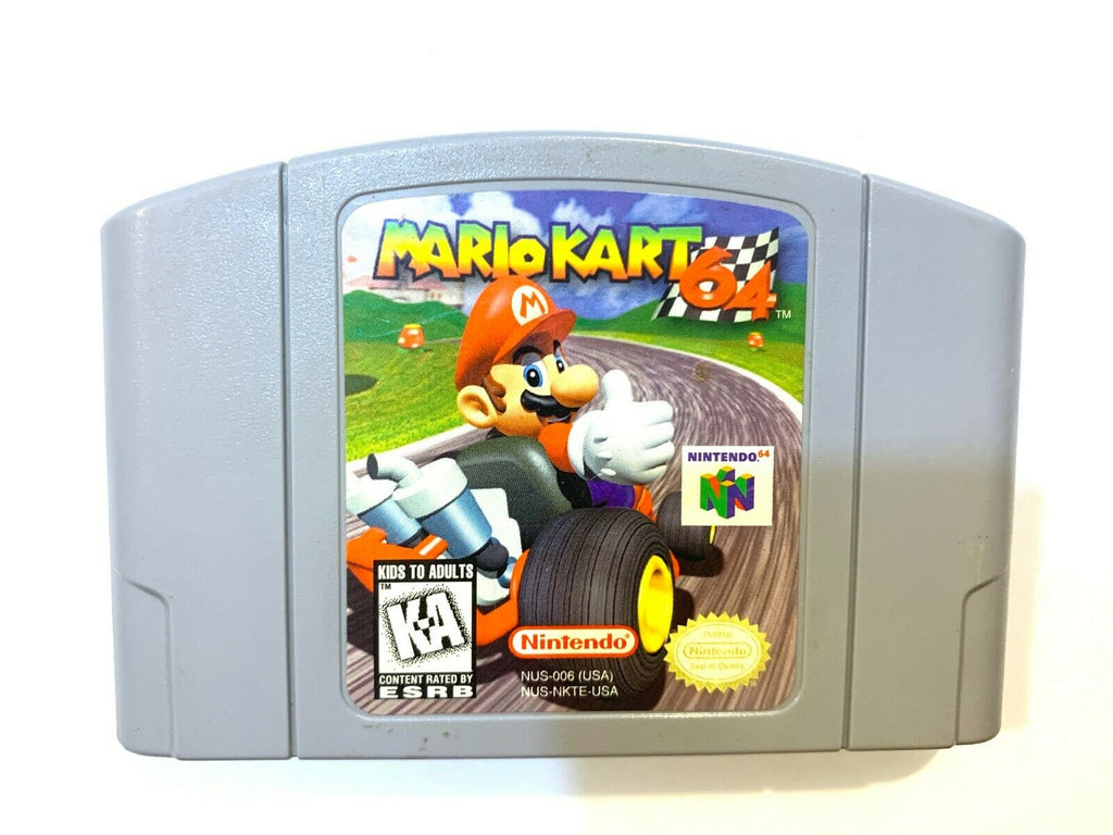 AUTHENTIC! Mario Kart N64 Nintendo 64 Game - Tested & Working!