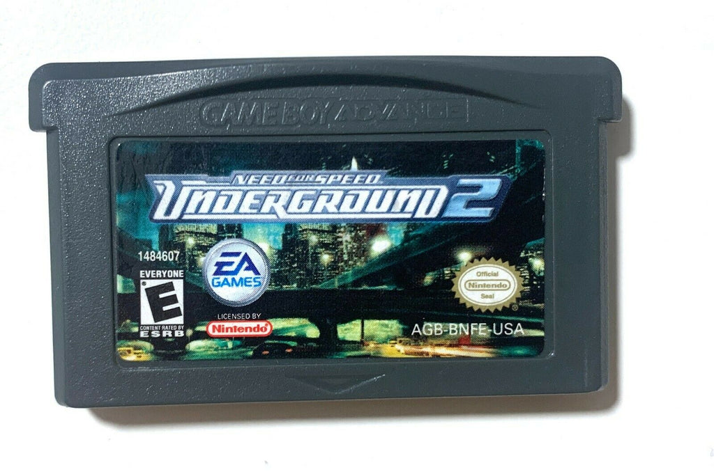 Need For Speed Underground 2 Nintendo Gameboy ADVANCE GBA Tested AUTHENTIC