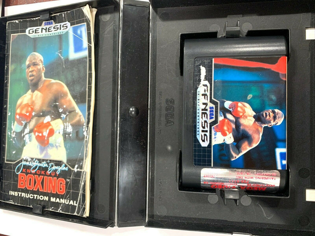 James "Buster" Douglas Knockout Boxing Sega Genesis 1990 COMPLETE w/ CASE MANUAL