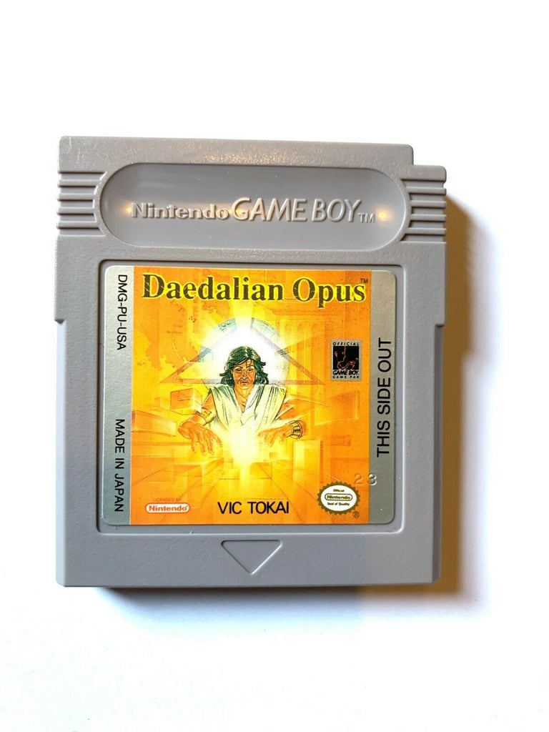 Daedalian Opus ORIGINAL NINTENDO GAMEBOY GAME Tested WORKING Authentic!