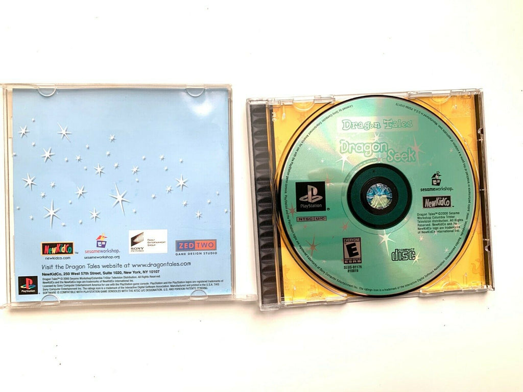 Dragon Tales Dragon Seek PS1 Black Label - COMPLETE TESTED