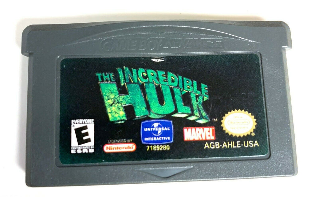 The Incredible Hulk Nintendo Gameboy Advance GBA Game