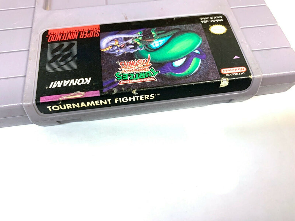 Teenage Mutant Ninja Turtles Tournament Fighters SUPER NINTENDO SNES Game