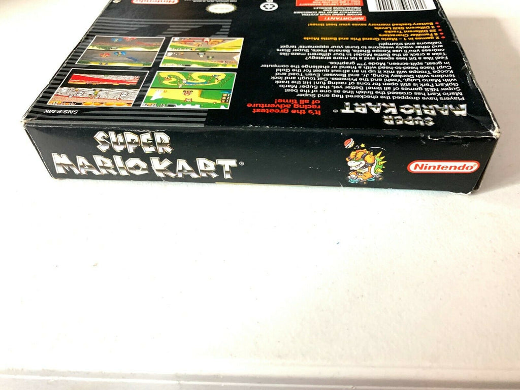 SUPER MARIO KART (Super Nintendo) RARE AUTHENTIC Players Choice Box ONLY!