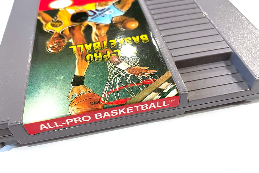 All Pro Basketball NBA ORIGINAL NINTENDO NES Game Tested Working