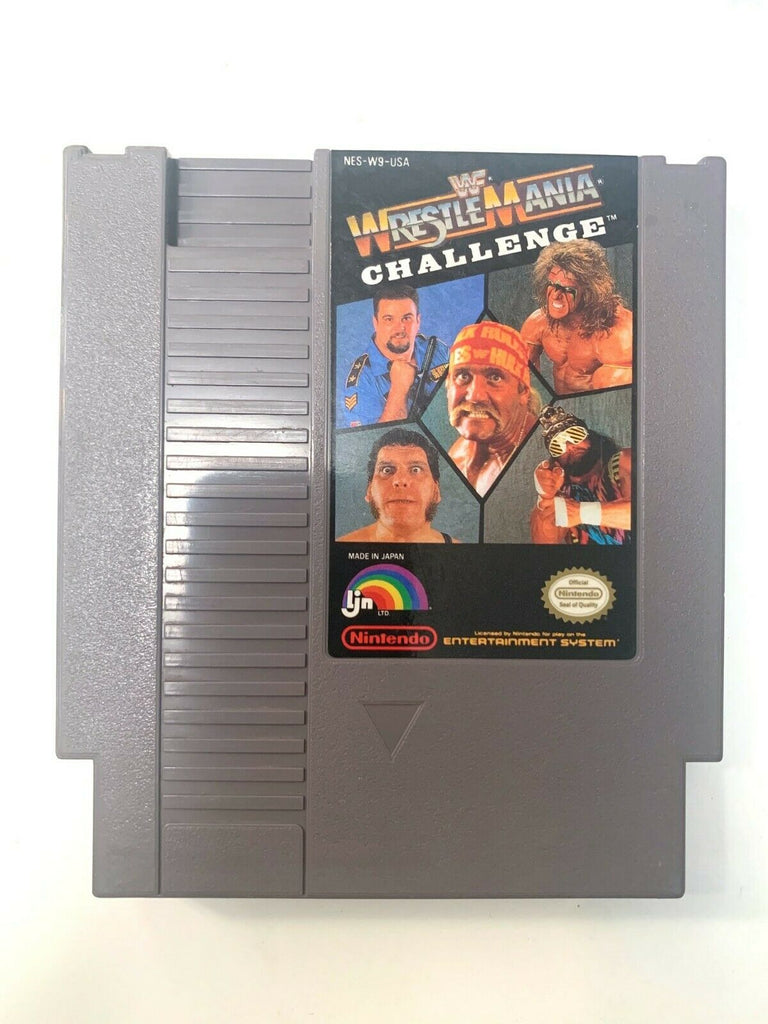 WWF Wrestlemania Challenge - Nintendo NES Game Authentic - Tested - Works!