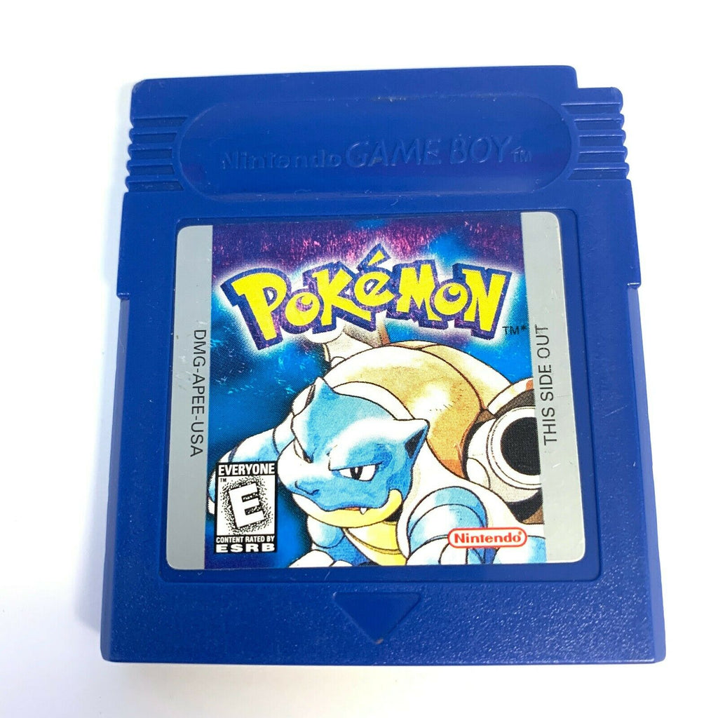 Pokemon Blue Version Nintendo Gameboy Game w/ New Save Battery!