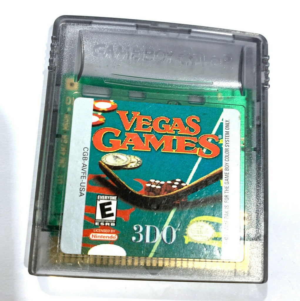 VEGAS GAMES - NINTENDO GAME BOY COLOR Game Tested + Working