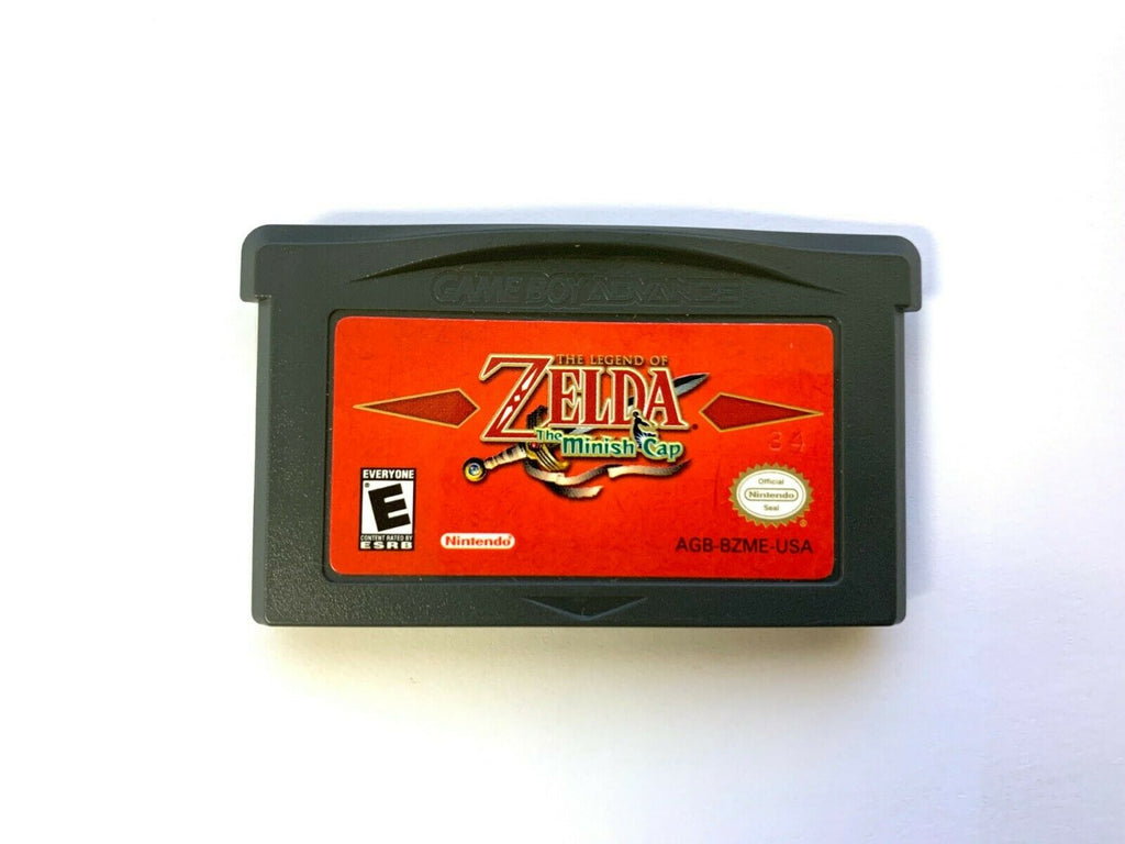 Legend of Zelda: The Minish Cap GBA Game Boy Advance AUTHENTIC! Tested Working