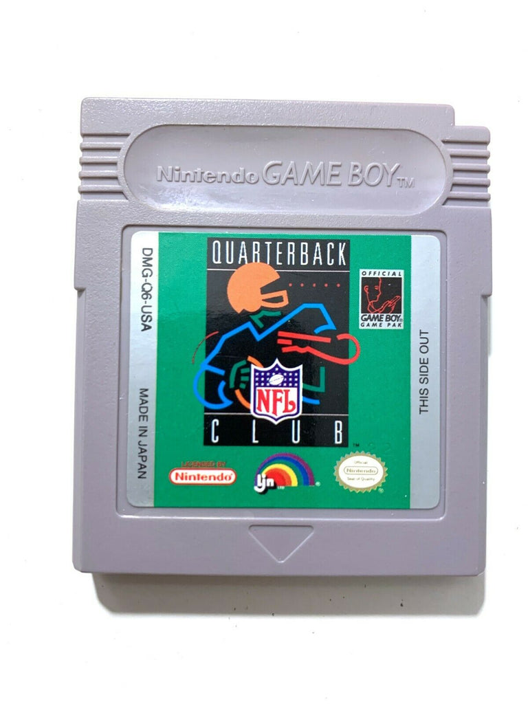 NFL Quarterback Club - Game Boy - Nintendo - Authentic Tested WORKING! VG!