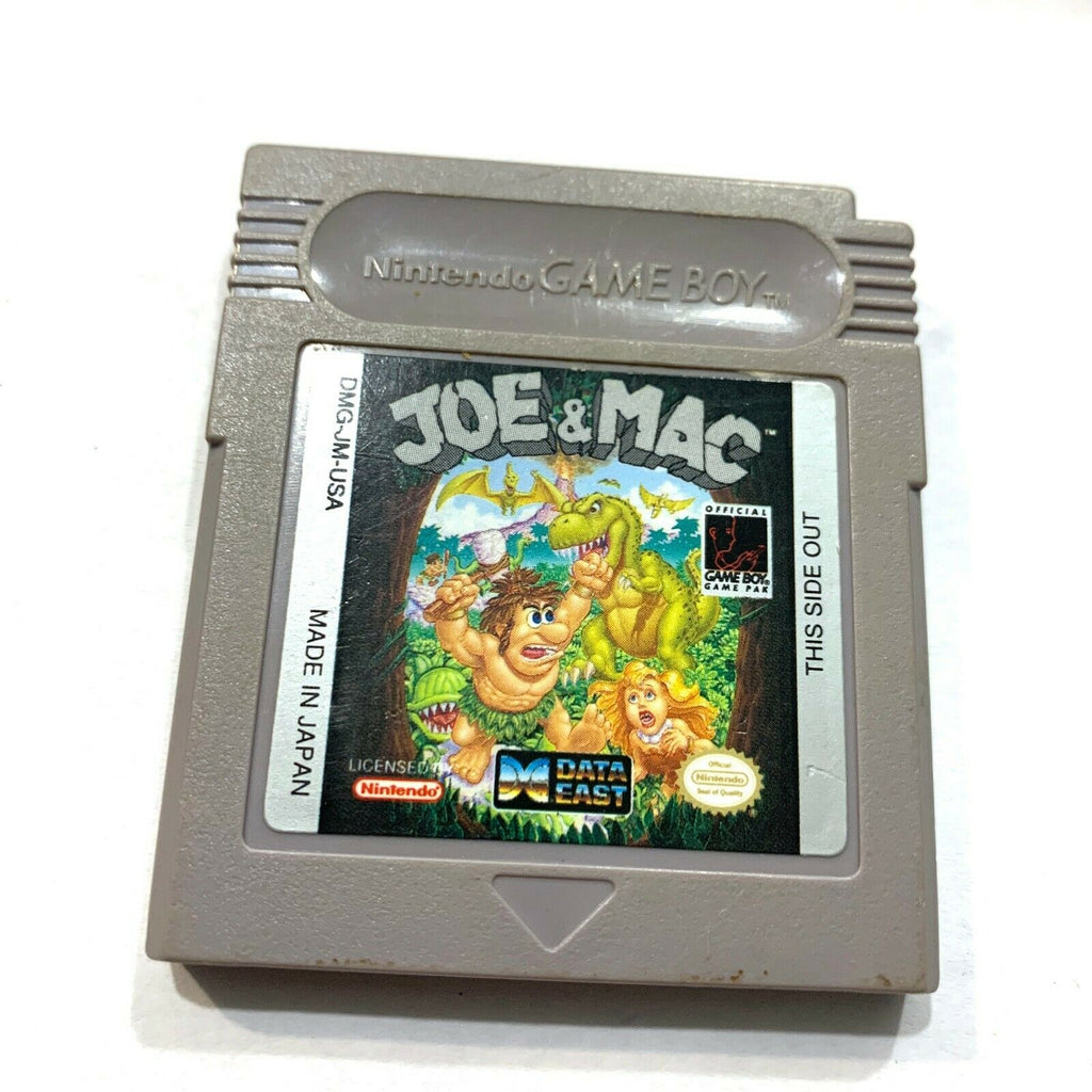 Joe & Mac Nintendo Original Game Boy Game - Tested - Working - Authentic!