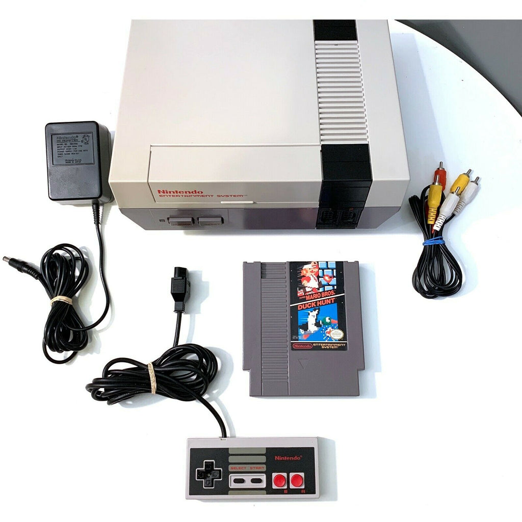 Refurbished Original NES Nintendo System Console + New 72 Pin Authentic & Clean!