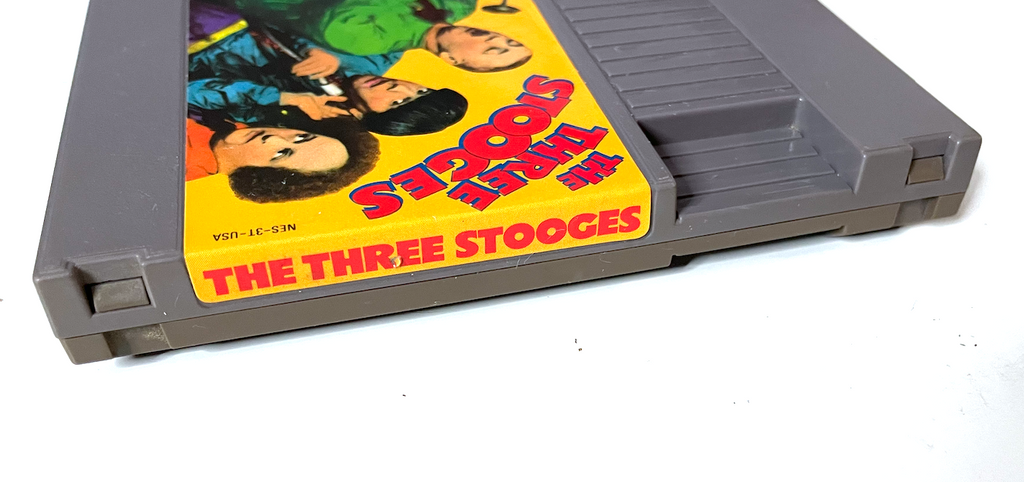 The Three Stooges ORIGINAL NINTENDO NES GAME Authentic + Tested & Working!