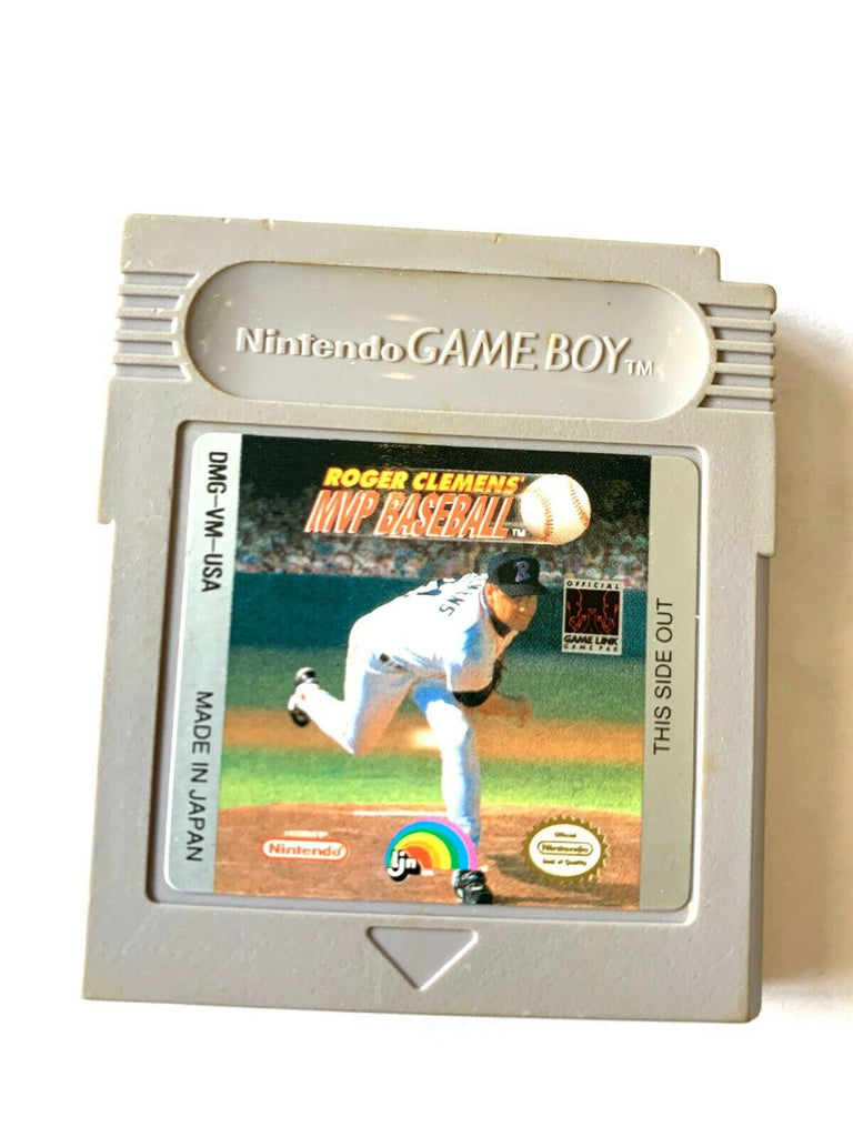 Roger Clemens' MVP Baseball ORIGINAL NINTENDO GameBoy Game Tested Working!