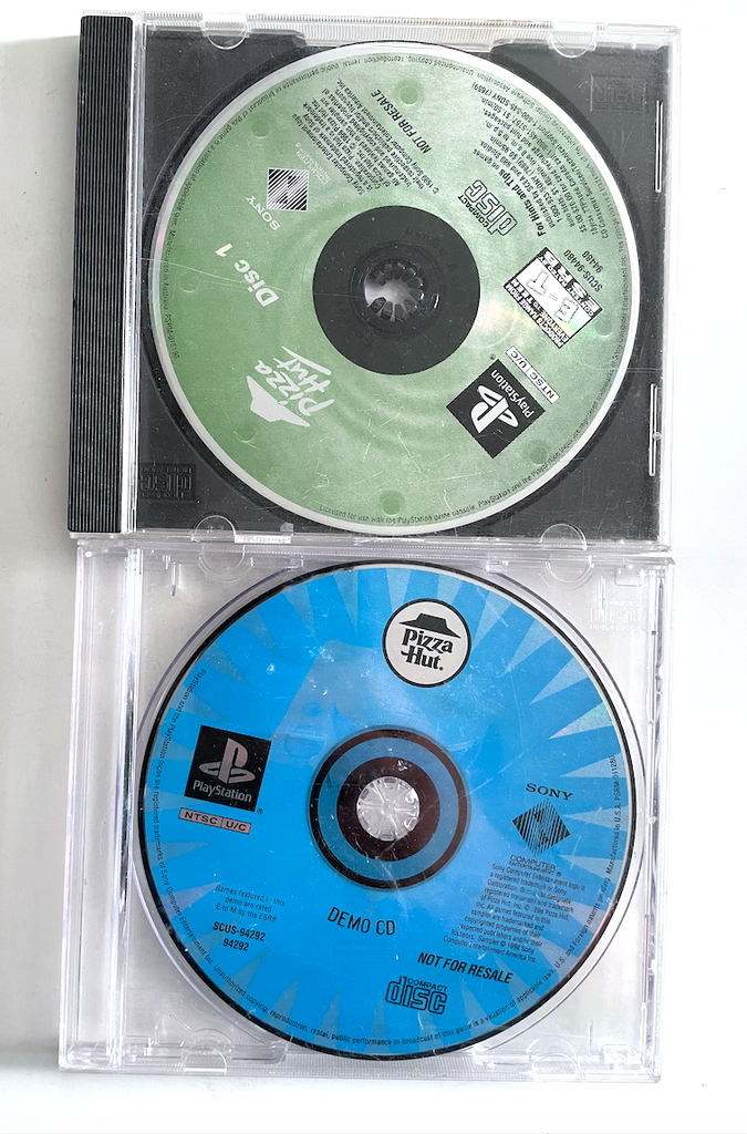 Pizza Hut Demo Disc 2 LOT RARE! SONY PLASYSTATION 1 PS1 Game Tested!