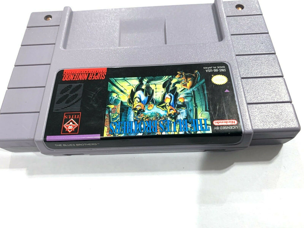 AUTHENTIC! The Blues Brothers Super Nintendo SNES Game Tested + Working!