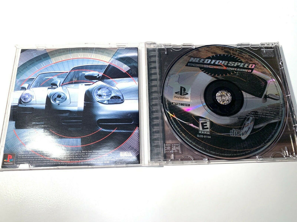 Need For Speed Porsche Unleashed (Sony Playstation 1 ps1) Complete CIB Tested!