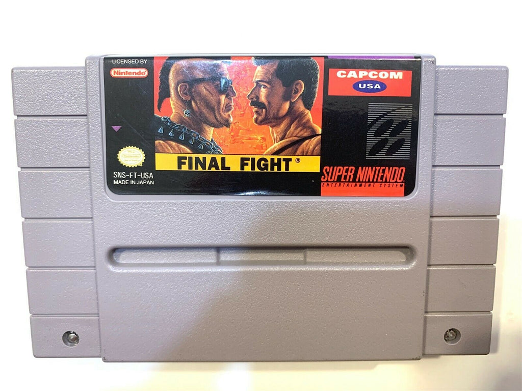 Final Fight Super Nintendo SNES Game - Tested, Working & Authentic!