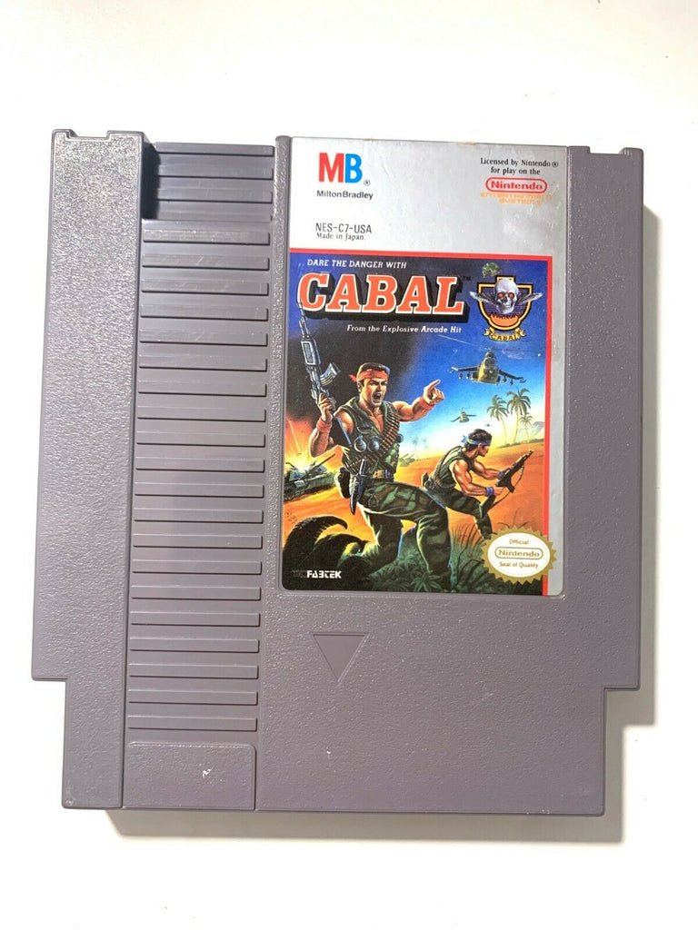 Cabal ORIGINAL NINTENDO NES GAME Tested WORKING Authentic!