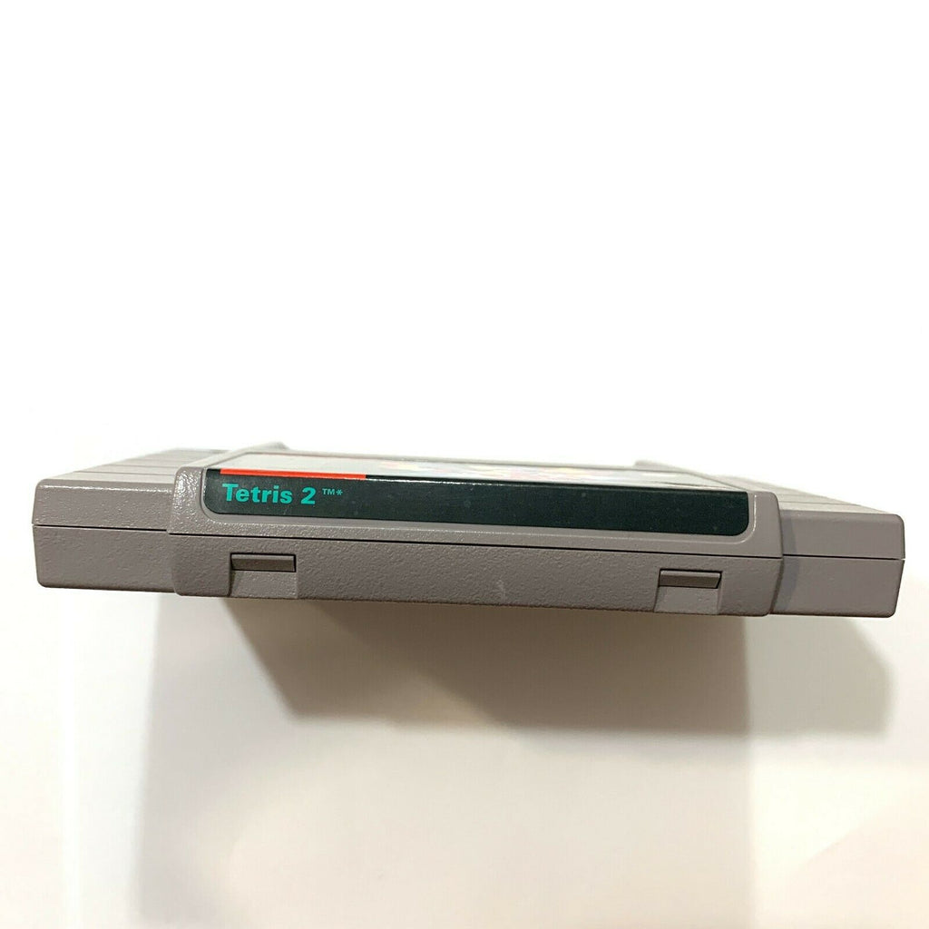 Tetris 2 SNES Super Nintendo Game - CLEANED TESTED AUTHENTIC!