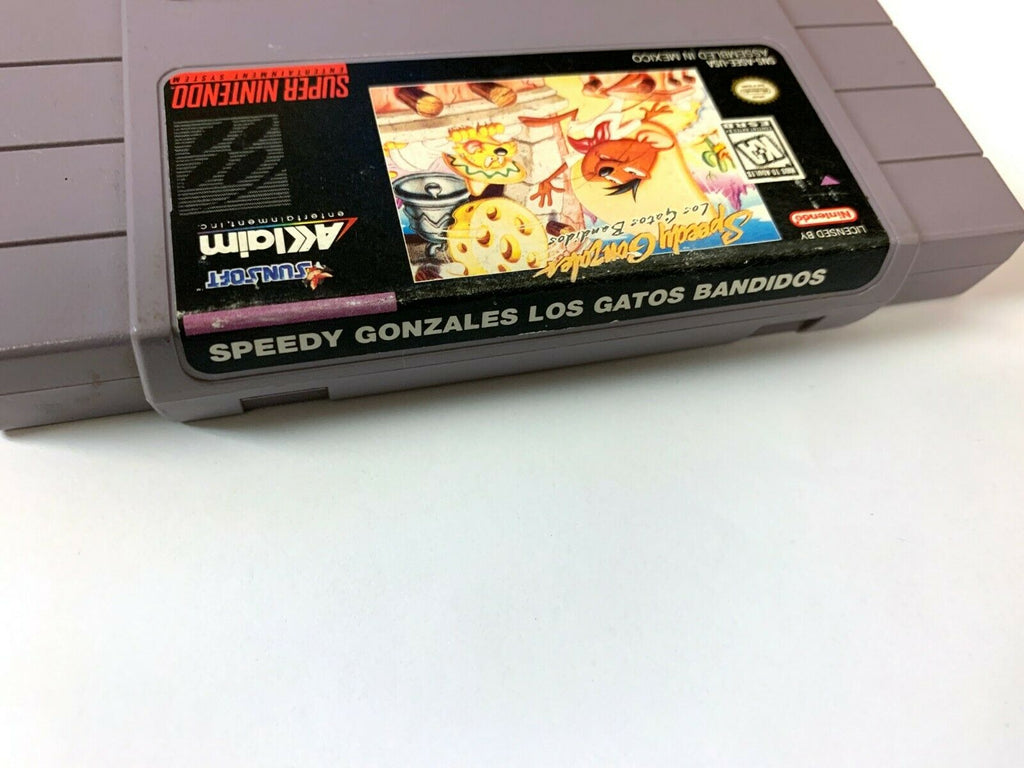 Speedy Gonzales: Los Gatos Bandidos SUPER NINTENDO SNES GAME - Tested & Working