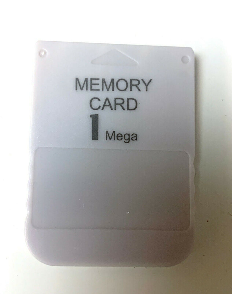 1 Mega Memory Card for the Sony PlayStation 1 2 PS1 PS2 ~ Fast Shipping! ~ LQQK