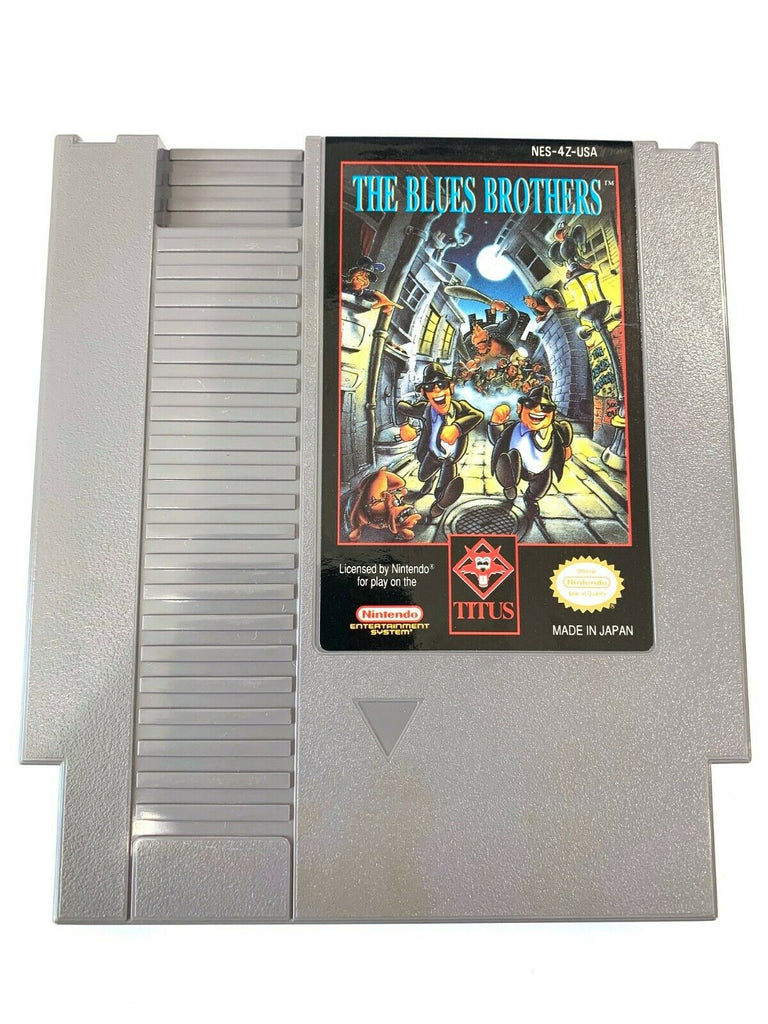 The Blues Brothers ORIGINAL NINTENDO NES GAME Tested + Working & AUTHENTIC! VG!