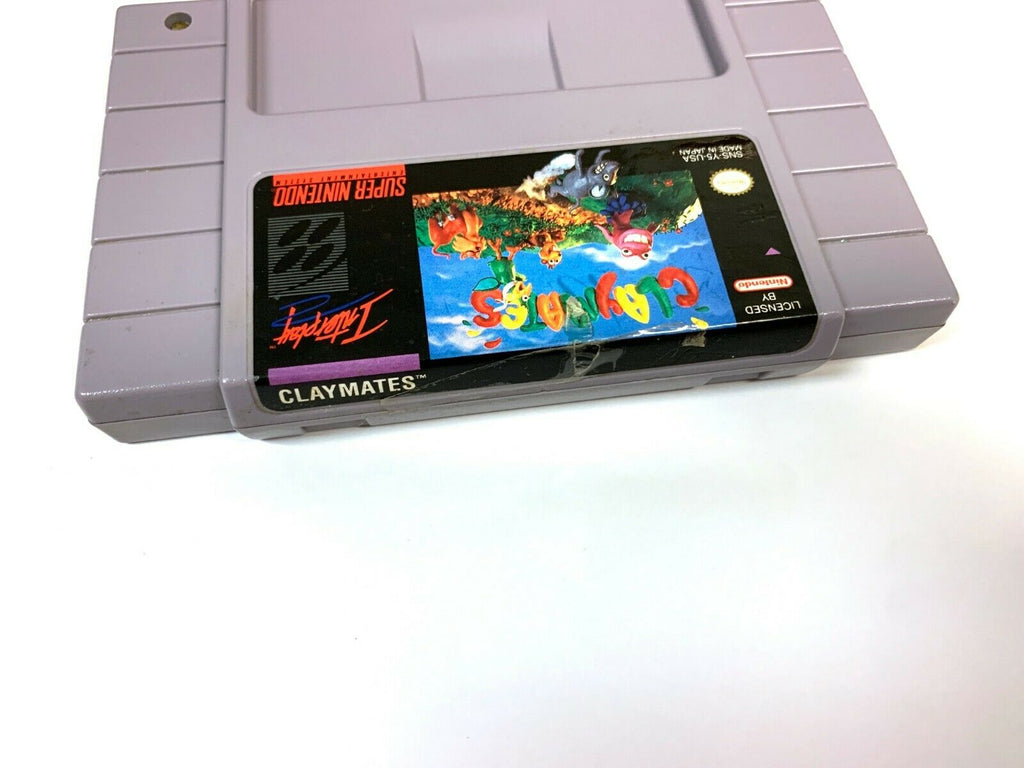 **Claymates - Super Nintendo SNES Game - Tested - Working - Authentic!**