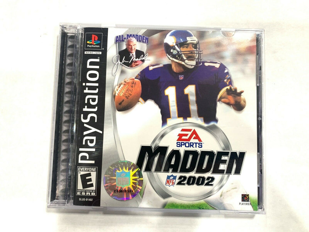 Complete Madden 2002 - Original Sony PS1 Game TESTED + WORKING!