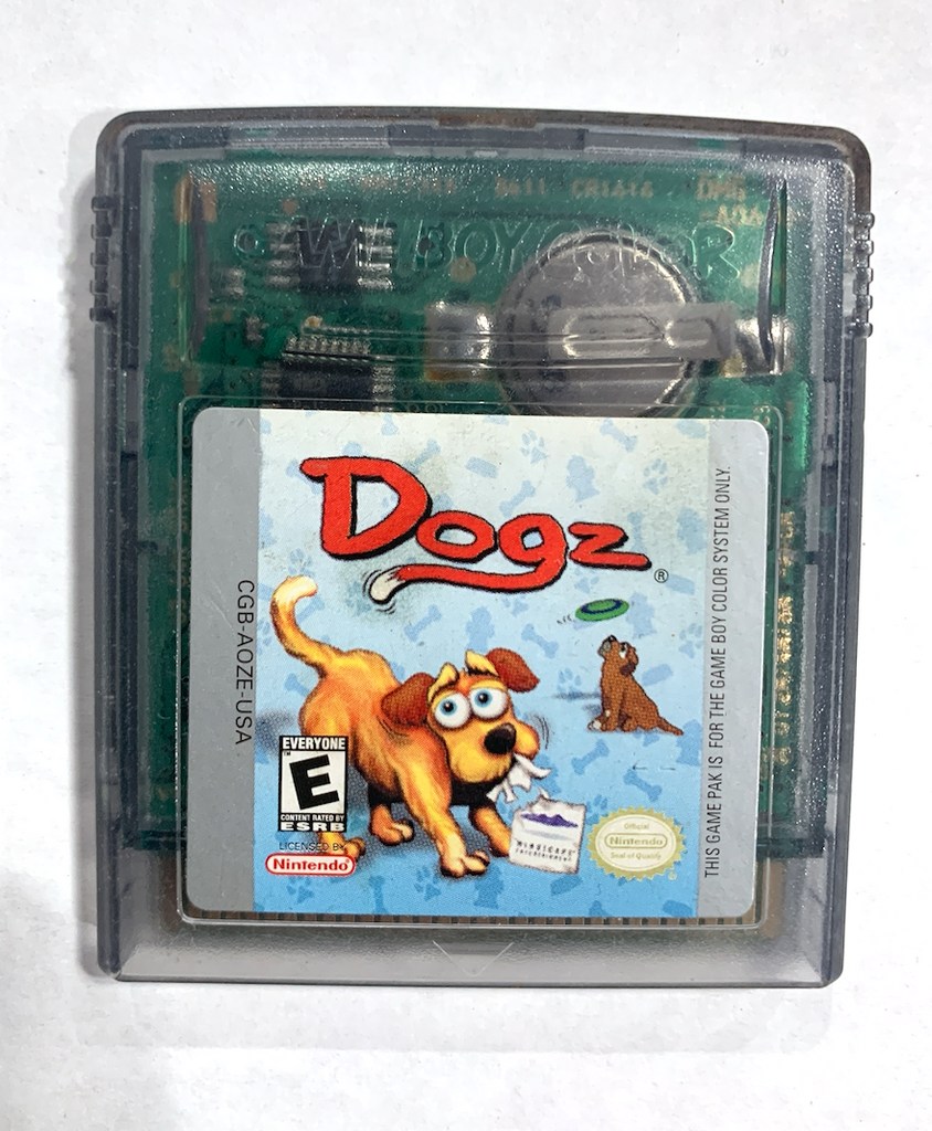 Dogz Nintendo Game Boy Color Tested ++ WORKING ++ AUTHENTIC!