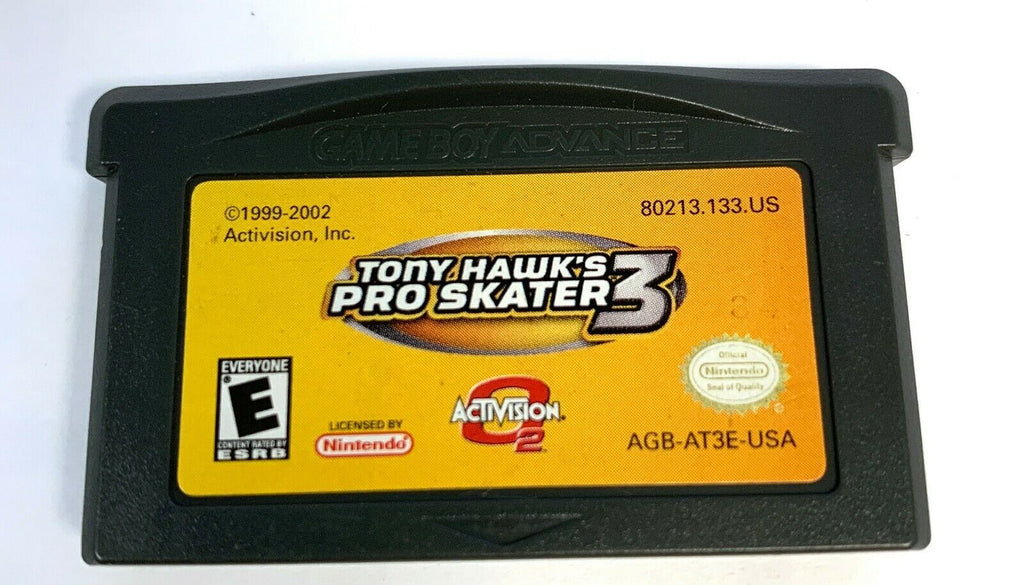 Tony Hawk Pro Skater 3 Nintendo Gameboy Boy Advance GBA Game Tested WORKING