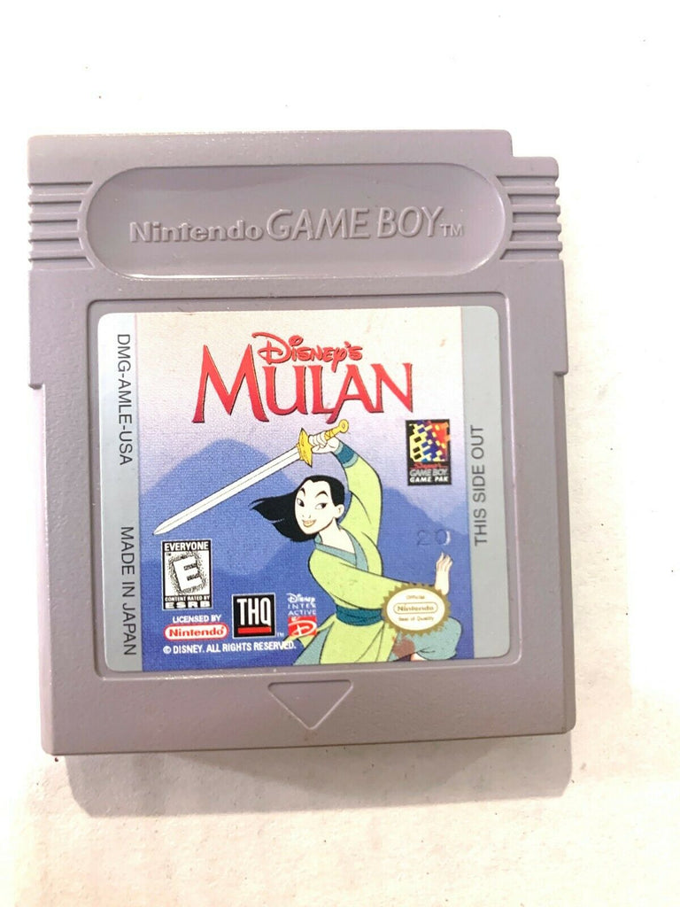Disney's Mulan ORIGINAL Nintendo Game Boy Game TESTED Working & Authentic!