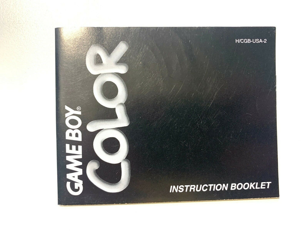 Game Boy Color System Instruction Booklet Manual ONLY