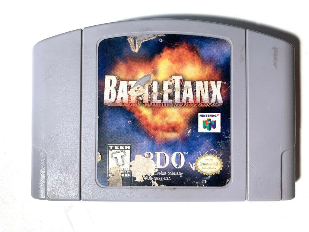 BattleTanx NINTENDO 64 N64 Game Tested + Working & Authentic!