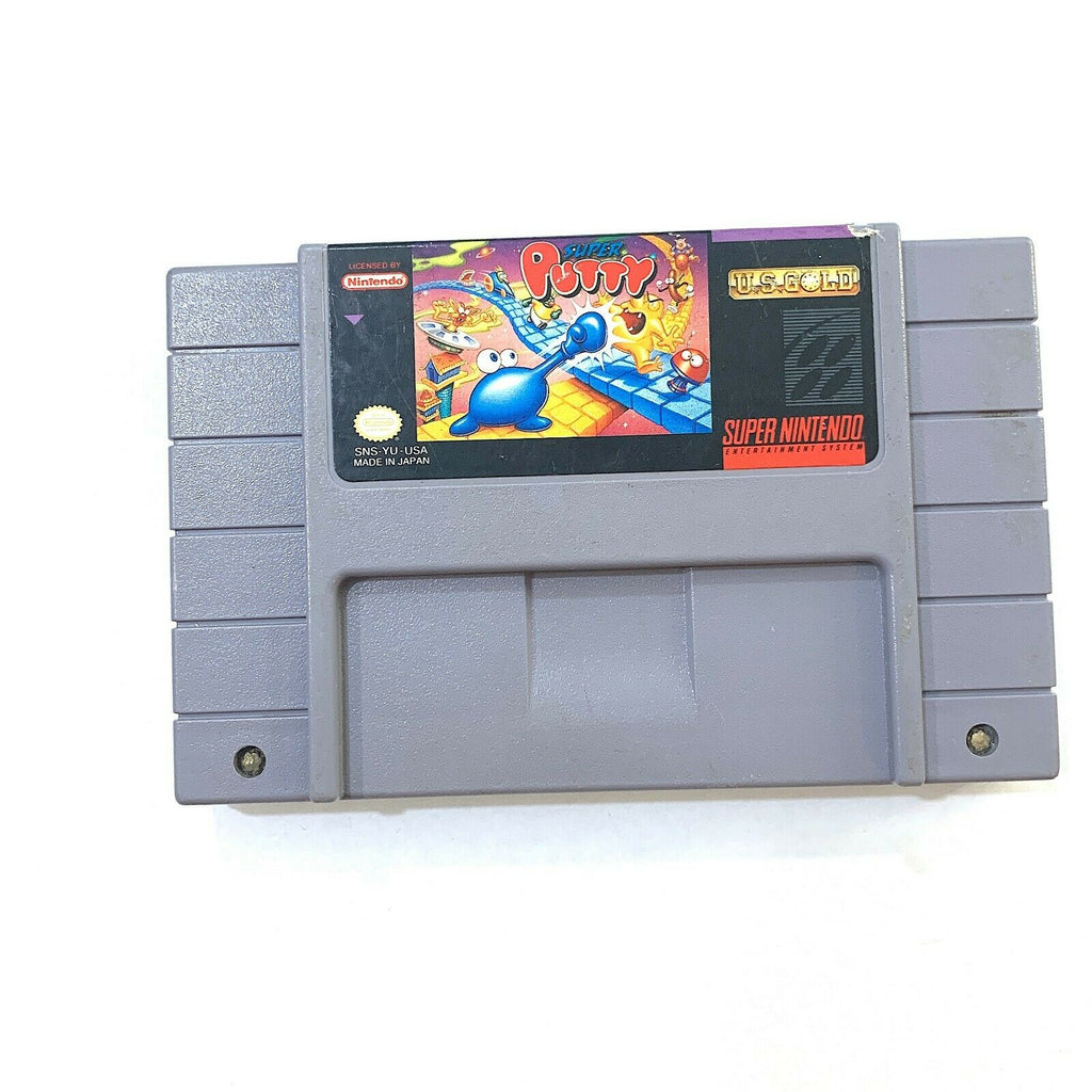 Super Putty - Fun SNES Super Nintendo Game - Tested - Working - Authentic!