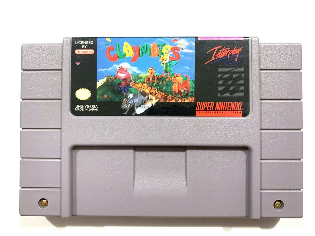 Claymates - Super Nintendo SNES Game - Tested - Working - Authentic!