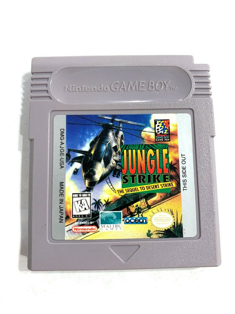 Jungle Strike ORIGINAL NINTENDO GAMEBOY Tested + Working & Authentic!