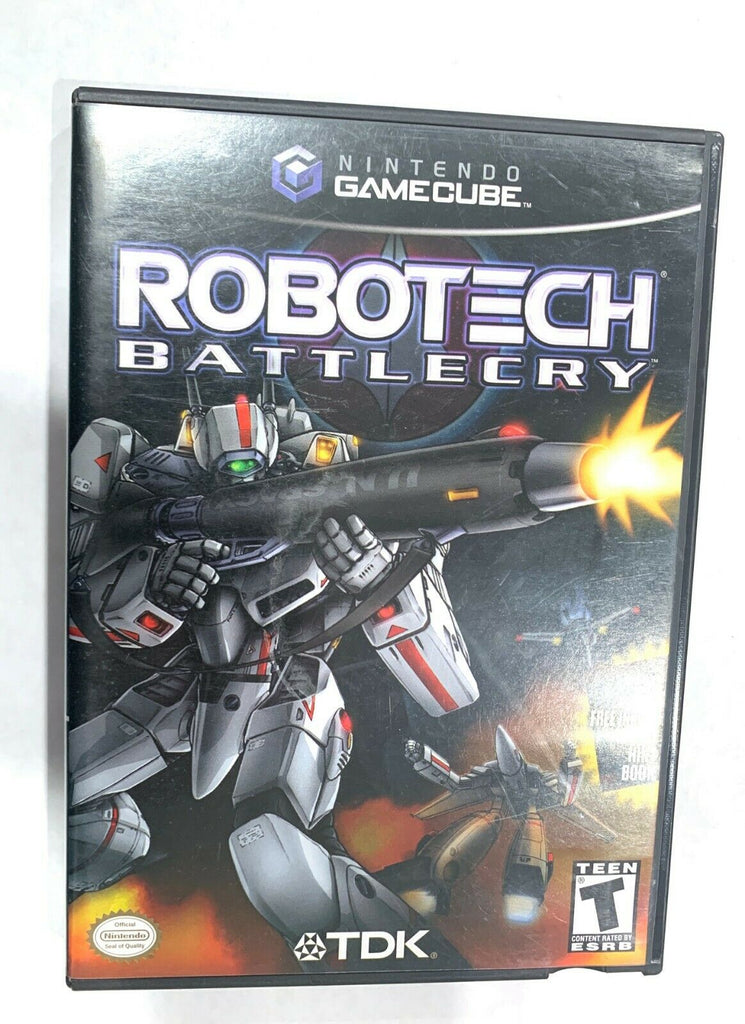 Robo tech ROBOTECH Battlecry NINTENDO GAMECUBE GAME COMPLETE CIB Tested WORKING