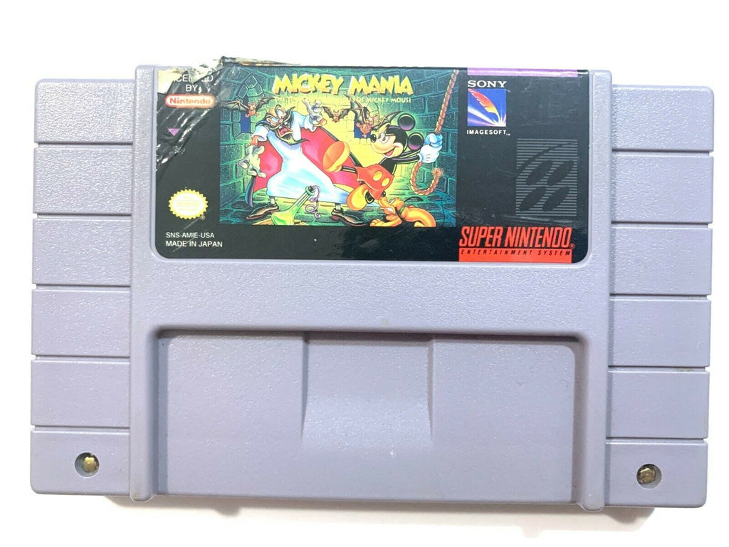 Mickey Mania: The Timeless Adventures of Mickey Mouse SUPER NINTENDO SNES